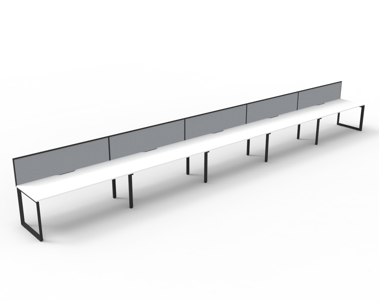 Loop 5 Person Single Sided Workstation